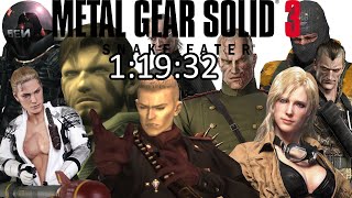 MGS3 | No Saves Foxhound Rank 1h 19m 32s