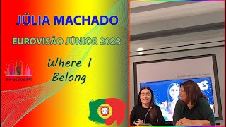 Conferência de imprensa Júlia Machado | JESC 2023