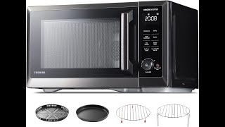 TOSHIBA 7 in 1 Countertop Microwave Oven Air Fryer Combo