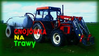 ☆TROSZKU POPADAŁO, GNOJÓWKĄ POLAĆ BY SIĘ PRZYDAŁO☆ ZETOR 7340☆