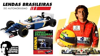 Lendas Brasileiras - Willians FW16 - Ayrton Senna - Revista Eaglemoss