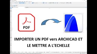 PDF vers ARCHICAD