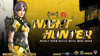 [MATCHDAY] WEEKLY SCRIM by NIGHT HUNTER - WEEK 23 SQUAD BATTLE ROYALE TOURNAMENT | COD Mobile