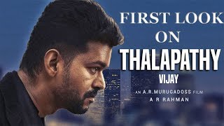 Thalapathy 62 First Look on Vijay's Birthday  Vijay Murugados AR Rahman