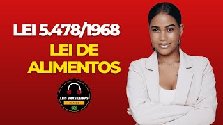 LEI 5.478/1968 - LEI DE ALIMENTOS