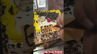 Tag your friend #shorts #chocolatecake #ytshorts #decoration #status #cake #name #blackforestcake