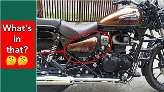 SIDE PANELS OF ROYAL ENFIELD METEOR 350 🤔🤔 | AIR FILTER, TOOL BOX, BATTERY, STORAGE | KARAN VERMA