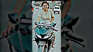 Lady biker || Cute Lady biker Bangladesh🥰 || #ladybiker #biker #rider #viral #bd #shortfeed #short