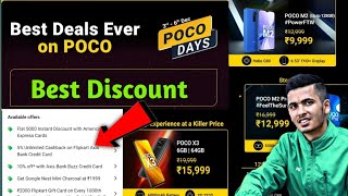 Flipkart Poco Days Sale🔥[2020] || Poco M2 pro,Poco X3,Best discount on Poco smartphone, Poco sale |