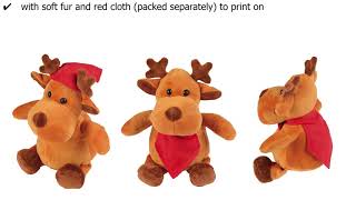 Plush elk EDDY