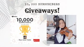 10K Subscribers Giveaway