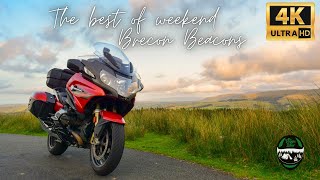 Skrót z weekendu do Brecon Beacons, wodospady, jaskinie, kamieniołomy, namiot 2020 BMW R1200RT 4K