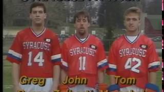 Syracuse vs.Hobart Lacrosse 1989