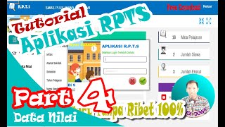 Part 4_ Tutorial Aplikasi RPTS (Raport Penilaian Tengah Semester)Berbasis Excel #Bagian Data Nilai