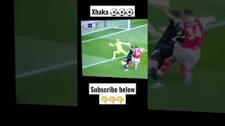 Xhaka Arsenal #shorts #footballshorts