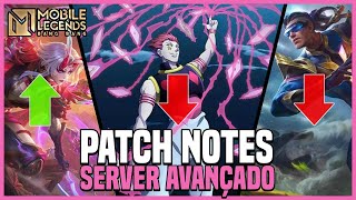 BUFF KARRIE, NERF CECILION, BRUNO, ARMA MALÉFICA, E MAIS... | PATCH NOTES SA | MLBB