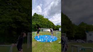 SLIP ‘N SLIDE SOCCER CHALLENGE ⚽️💦| 1VS.1 | PENALTY | GREEKYPEAKY