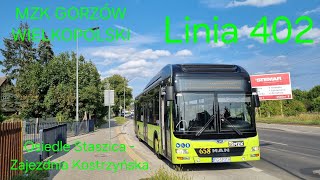 MZK Gorzów Wielkopolski, linia 402 - MAN NL253 Lion' s City Hybrid #658