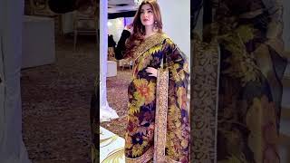 Pakistani actresses#shorts #haniaamir #yumnazaidi #sanajaved #kinzahashmi #saree