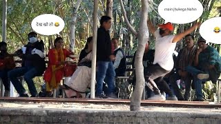 pushpa svivali ||kacha Badam in public prank ||Funny 😆Dialog pushpa comdy 😅😅🤣