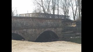 New Riley's Lock Aqueduct Bridge, Cliffs, and C&O Canal hike early March, 2022