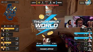 HEROIC vs LEGACY I Thunderpick World Championship 2024 Watchparty