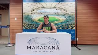 TREINADOR DANDO ENTREVISTA NO MARACANÃ