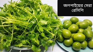 @RecipesbyShezasMomচ্যানেলের বৃষ্টি আপুর রেসিপিতে জলপাইয়ের খাট্টা মিঠা | Olive @ZannatBristi