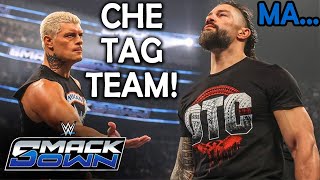 [NON È UNO SCHERZO!] CODY RHODES E ROMAN REIGNS SI ALLEANO A SMACKDOWN. MA CHE BOOKING... 🤦‍♂️