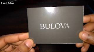 Bulova Watch Unboxing