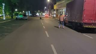 Urban as 3 horas da madrugada com patins inline