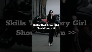 Skills That Every Girl Should Learn 🖤✨ #shorts #viral