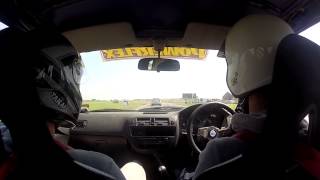 Honda civic inside gopro hero 2 hd blyton park 7/7/2013