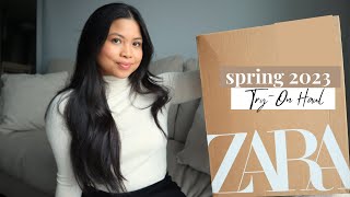 SPRING ZARA TRY-ON HAUL 2023 | NEW IN | NEW SPRING