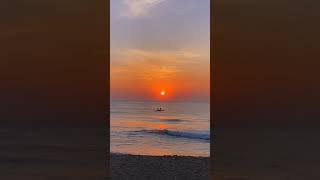 Sun set view ☀️ //Puri sea beach 🏖