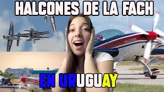 HALCONES DE LA FACH 🔥 SE APODERAN DEL CIELO EN URUGUAY *ESTO ES INCREIBLE* URUGUAYA REACCIONA 🙌