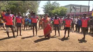 Roja playing Kabaddi