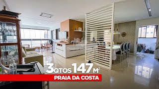 3 Qtos com suíte no Ed. Jaqueline Jantorno - Praia da Costa