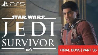 STAR WARS JEDI SURVIVOR PS5 WALKTHROUGH | PART 36 | FINAL BOSS