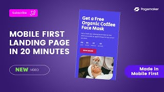 How To Create Mobile-First Landing Page in 20 Minutes