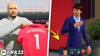 Pep Guardiola Reconstruindo o *Man. United* | FIFA 23 Experimento