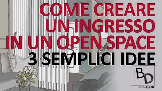 COME CREARE UN INGRESSO IN UN OPEN SPACE | Belula Design