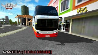 SHARE MOD AVANTE D2 DOUBLE DECKER BY ZS TMS  || BUSSID V3.2