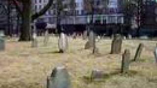 Boston Commons Central Burying Ground Cemetery Massachusetts