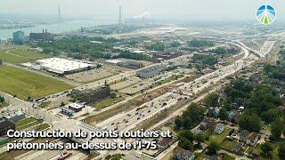 Construction de ponts routiers et piétonniers au-dessus de l’I-75