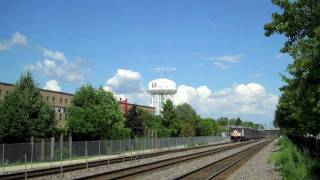 Metra # 405 Leads Outbound Arriving Naperville