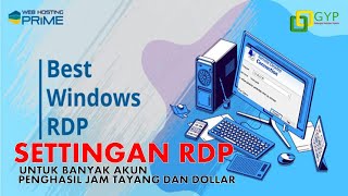 Tutorial Cara Mengaktifkan Remote Desktop RDP di Windows 11.Settingan Mencari Jam tayang.Akun banyak