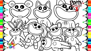 Smiling Critters  New Coloring Pages / Coloring Poppy Playtime Chapter 3 / NCS Music