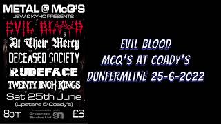 King In The North - Evil Blood live @McQ's Coady's Dunfermline 25-6-2022.