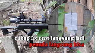 cara mudah setting / zeroing telescope ! langsung praktek mase